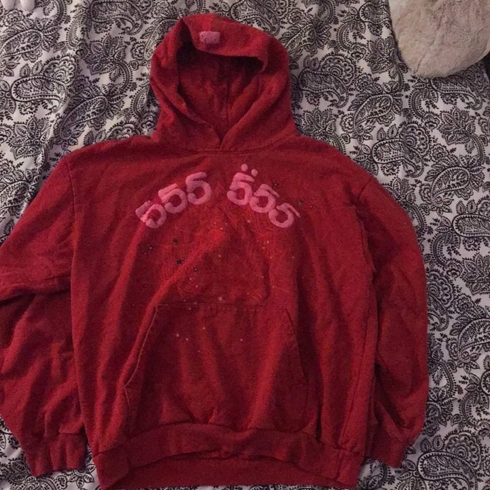 Sp5der Worldwide Angel Number 555 Hoodie